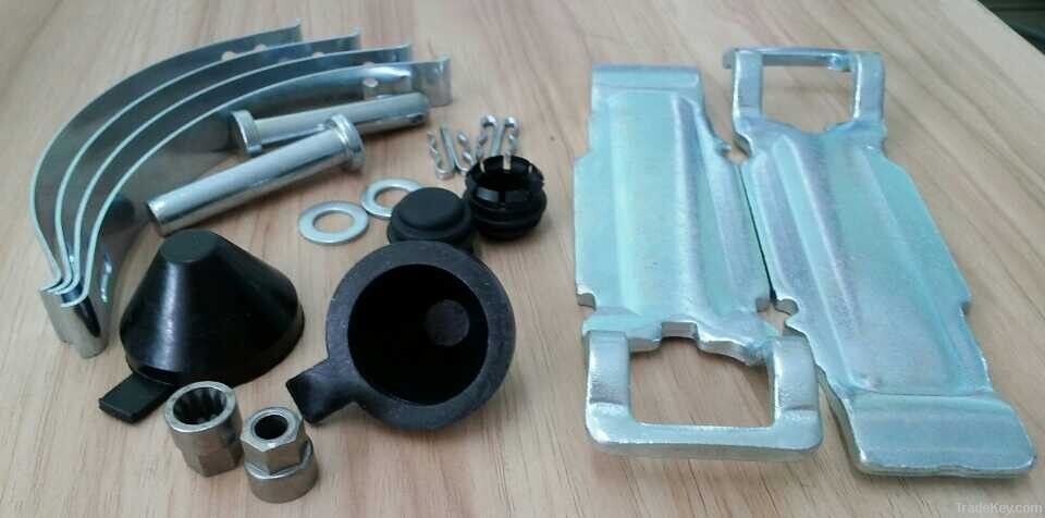 Quality Brake Pad Fitting Kits, Used for Meritor, Nissan, and Renault