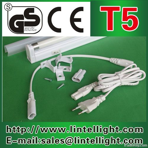 GS listed Aluminum plastic T5 fixture fluorercent lamp light