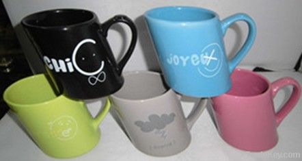 Color glaze obique mug
