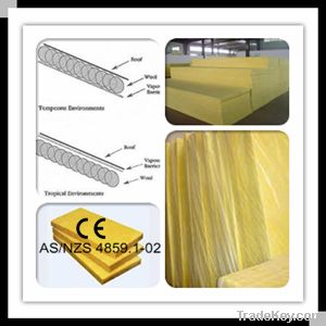 Color glasswool insulation material