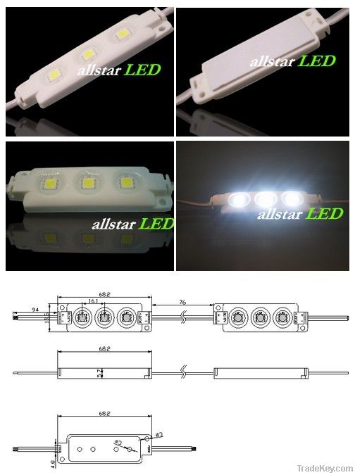 LED module light 3LEDs 5050 SMD