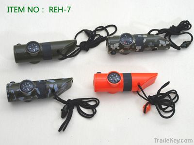 Whistle Compass, Kechain Compass, Multifunction Compass