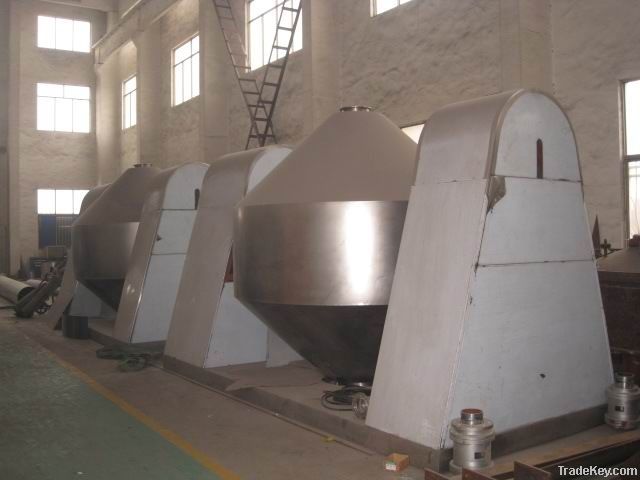 Double Cone Rotary Vacuum Dryer Machine, Used For Biology And Mine Pro