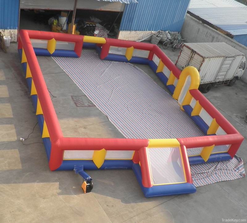 Inflatable sport games soccer field