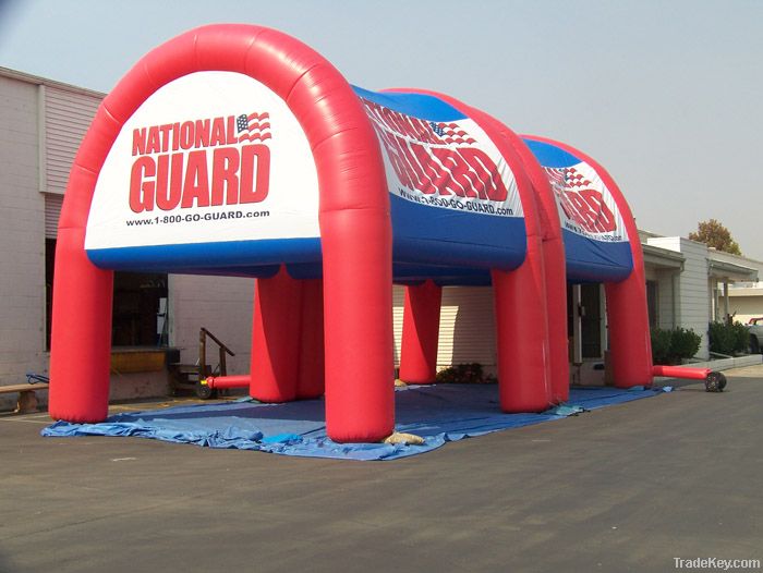 Inflatable giant tent for coverage or warehouse