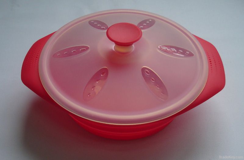 Silicone bowls with cover