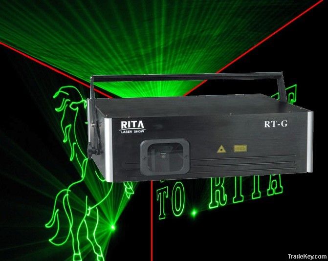 Green animation laser