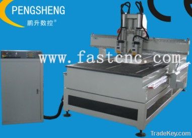 Double heads cnc router