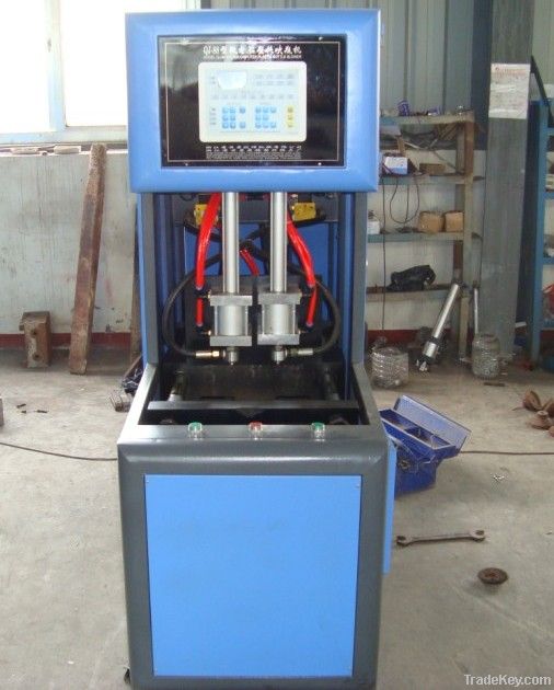 Semi-automatic blow bottle machine and heater