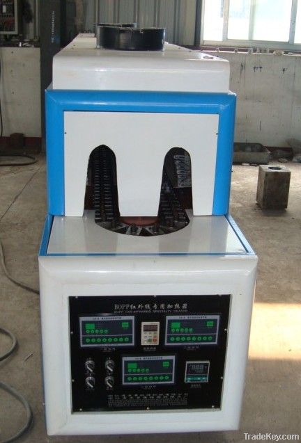 Semi-automatic blow bottle machine and heater