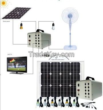 small solar power supply system for home