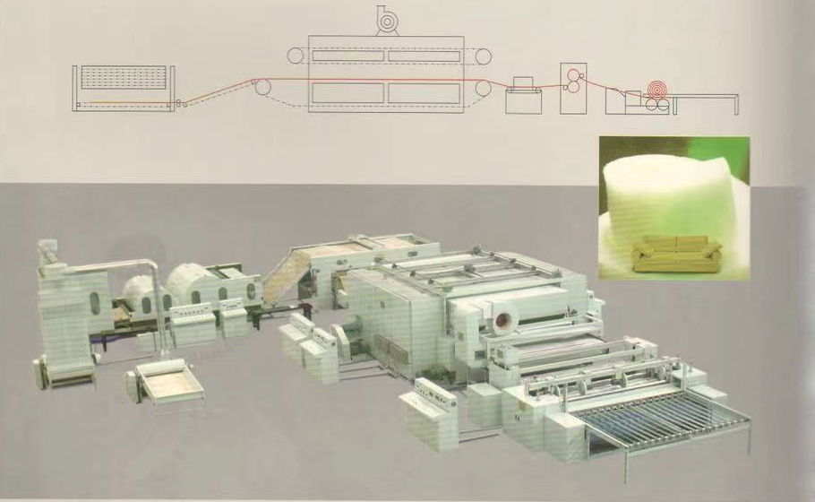 Polyester Non Woven Fabric Thermal Bonding Production Line