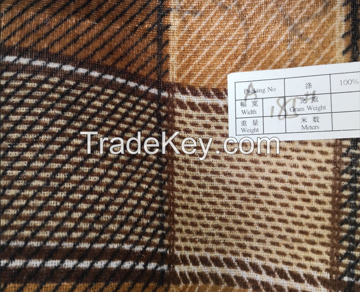 Sofa Surface Polyester Knitting Fabric
