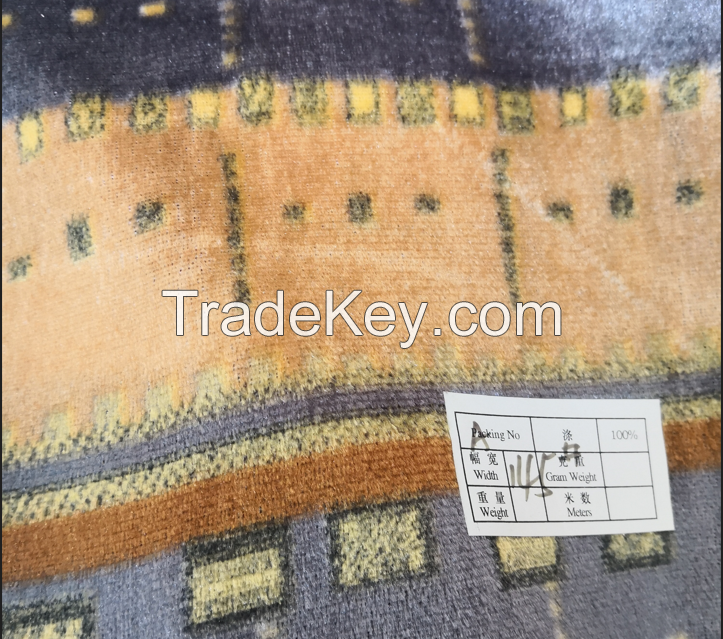 Sofa Surface Polyester Knitting Fabric
