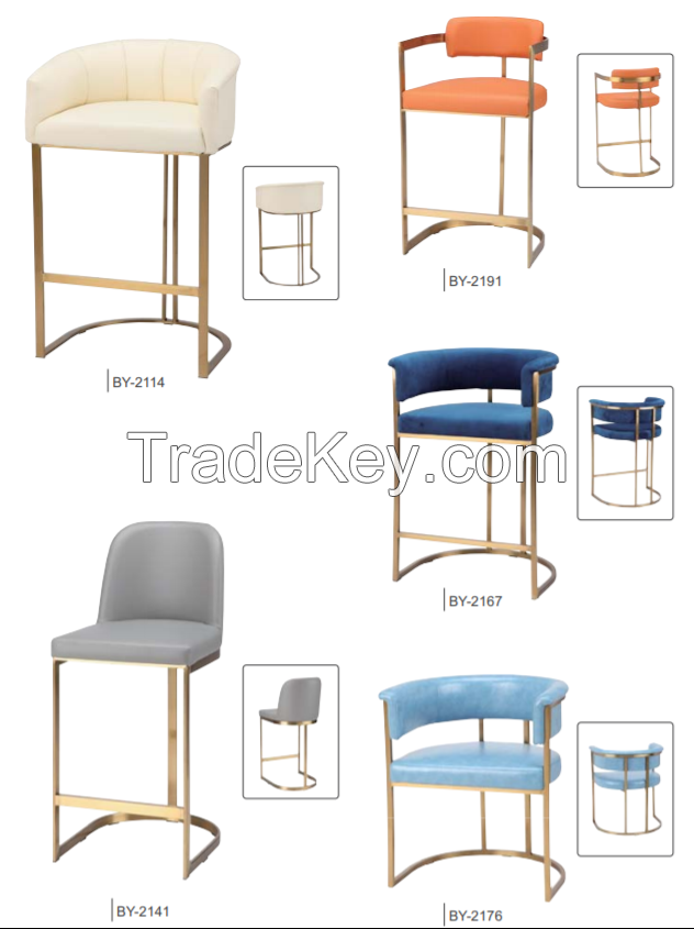 Bar chair and stool series
