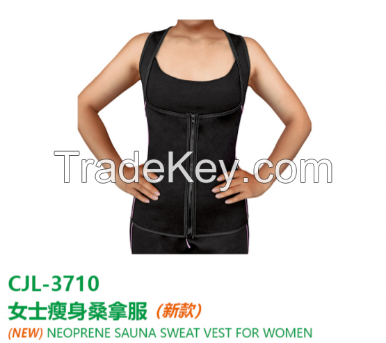 With support belt, women's tank top and shorts