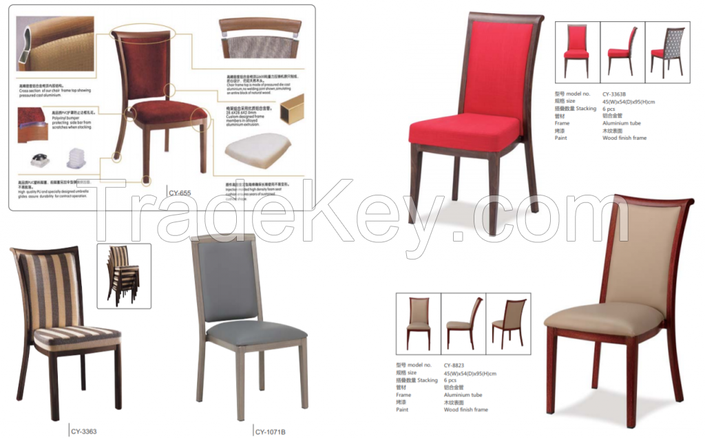 Innovative imitation wooden chair series