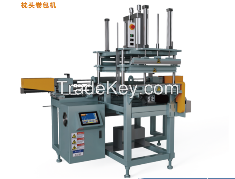 Pillow roll-packing machine