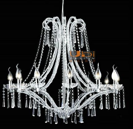 UBI lighting modern K9 crystal chandelier lamp