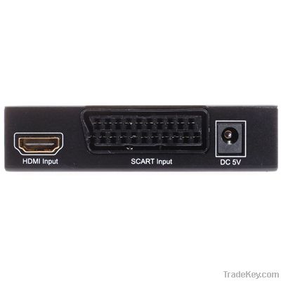 Scart+HDMI to HDMI converter