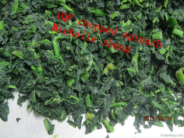 IQF chopped spinach