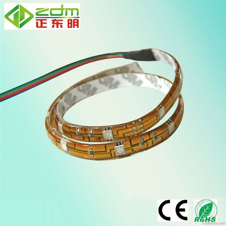 RGB SMD5050 Flxible LED Strip Light 30LEDs/M Silicon Waterproof
