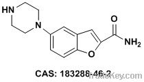 5-(1-Piperazinyl)benzofuran-2-carboxamide(CAS:183288-46-2)