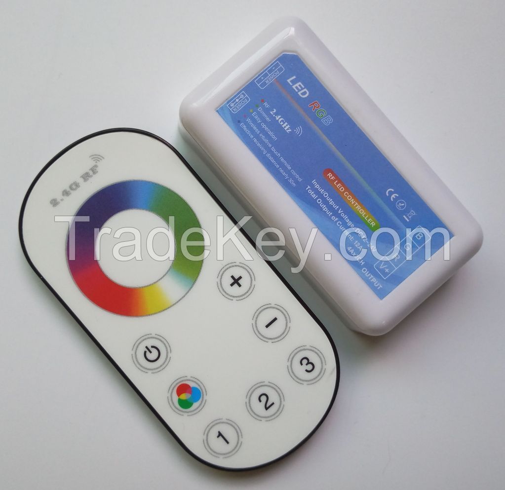 2.4G 3 Zone Touch Remote RGB Controller