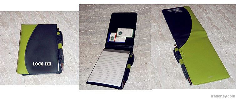 PP Cover Note Book With Pen