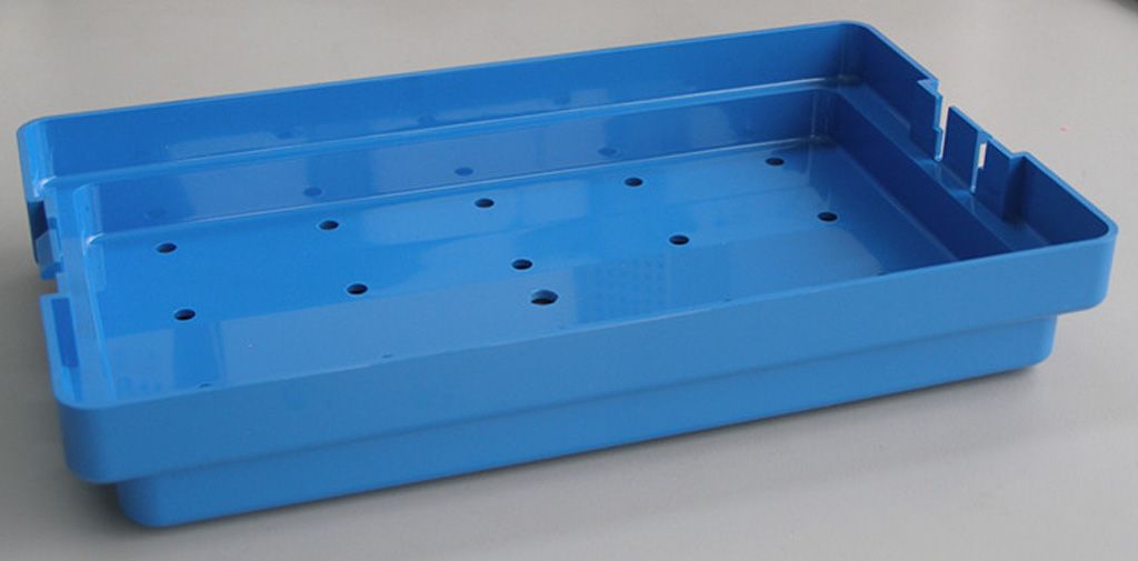 plastic double layers sterilization tray(P501)