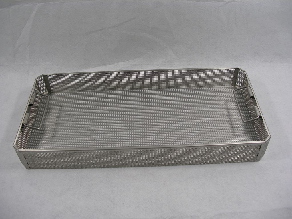 stainless steel perforated sterilization basket(Y403)