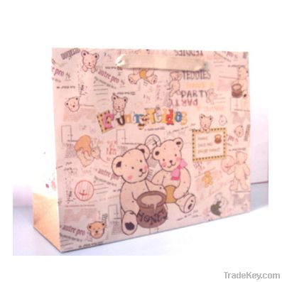 Horizontal Kraft Paper gift bag