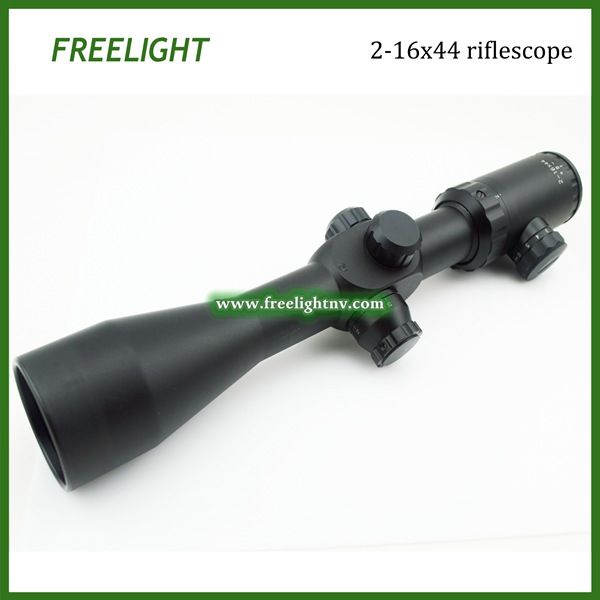 2-16x44 Military optical Sight, Wide Field Long Eye Relief High Resolution riflescope