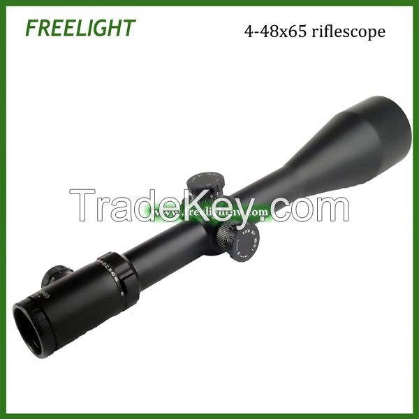 4-48x65 Extended Range/Tactical Rifle Scope, snipper shooting riflescope