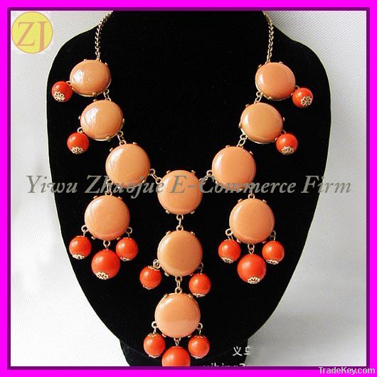 2013 Spring Hot Fashion Bib Bubble Necklace Jewelry XL-589
