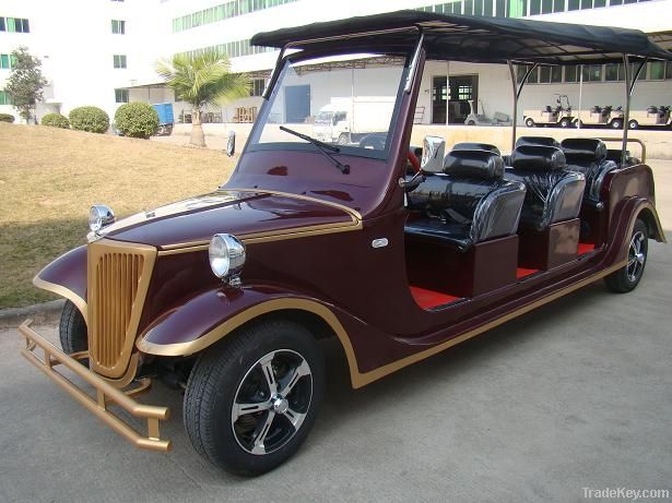 8-seat electric retro car