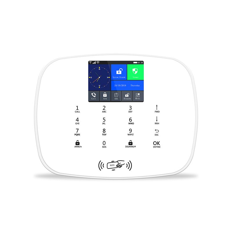 New Design wifi+GSM HOME security alarm system TFT2.4inch screen anti theft