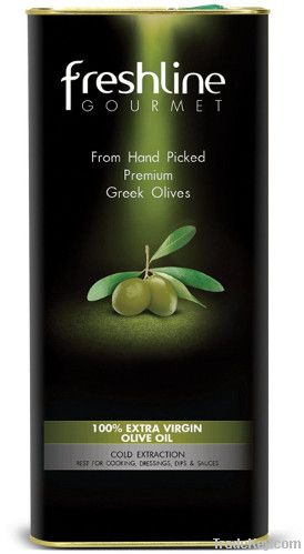 Freshline Gourmet Extra Virgin Olive Oil in Square Tinplate Cans