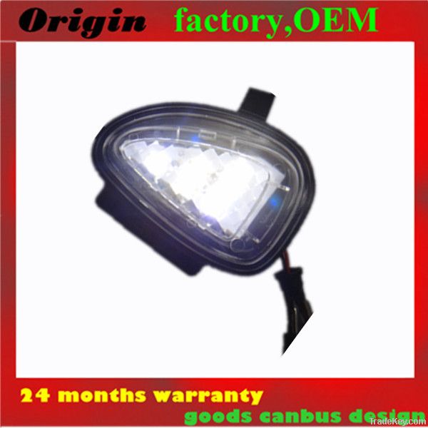 new style 6 SMD 5630 LED chip type VW GOLF6 LED Under mirror light