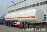 Chemical tanker truck semi trailer
