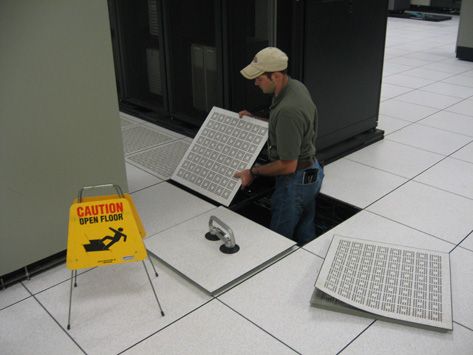 computer room or data center anti-static raised access floor