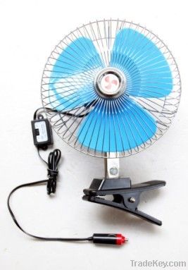 6", 8" Oscillating , metal/plastic car fan