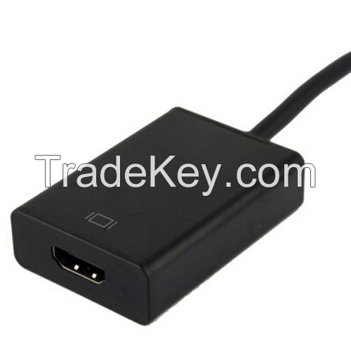 VGA to HDMI Adapter Convertor Cable Converter with Audio support for HDTV PC