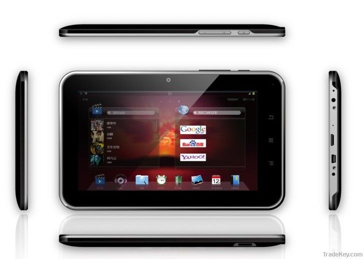 Capacitive 7" WIFI long time battery tablet pc
