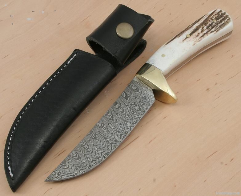 Damascus Hunting Knife