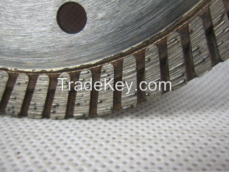 4.5-10inch hot pressed turbo diamond saw blade for ceramic tile
