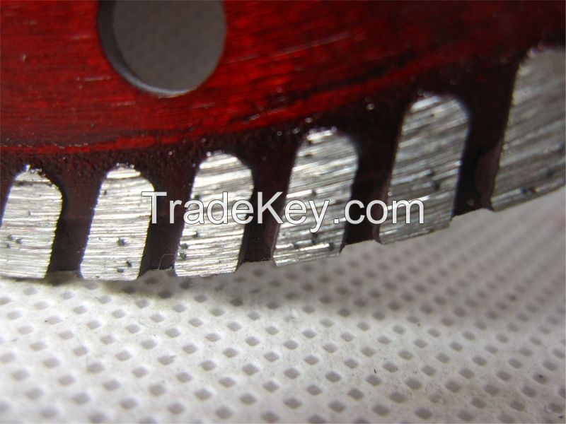 4.5-10inch hot pressed turbo diamond saw blade for ceramic tile