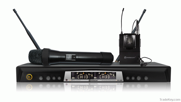 ER-3600 UHF Dual-channel Wireless Microphone