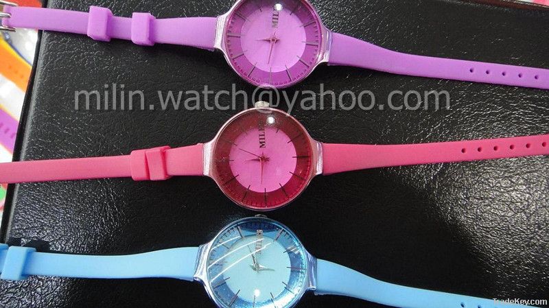 milin watch sport silicone watch