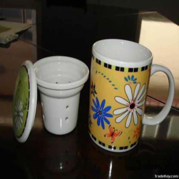 tea mug with lid and filter